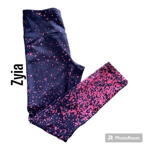 Leggings Blue Pink Light N Tight High Rise Splash